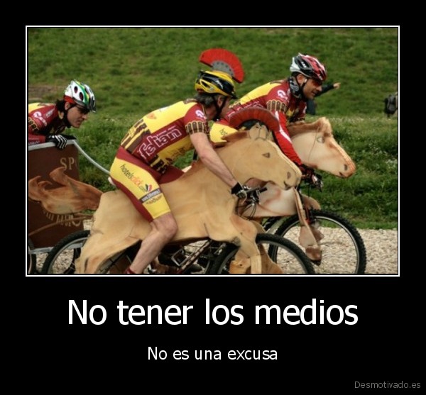 No tener los medios