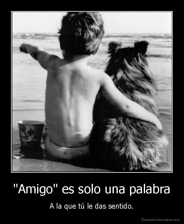 "Amigo" es solo una palabra