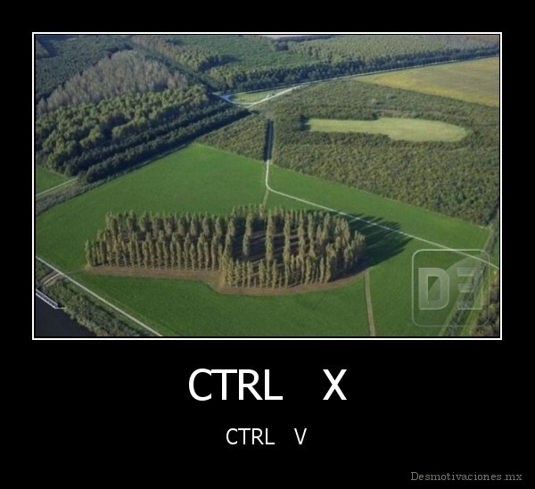 CTRL X