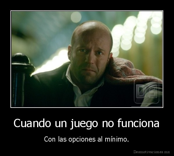 Cuando un juego no funciona
