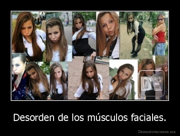 Desorden de los músculos faciales.