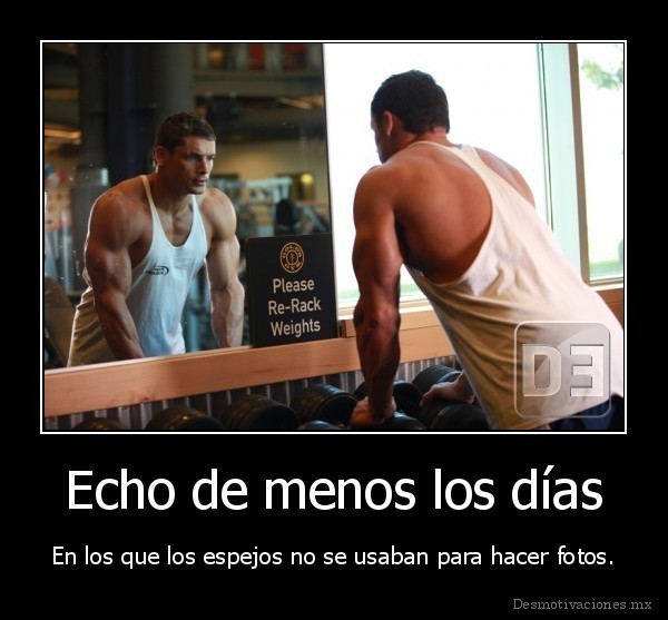 Echo de menos los días