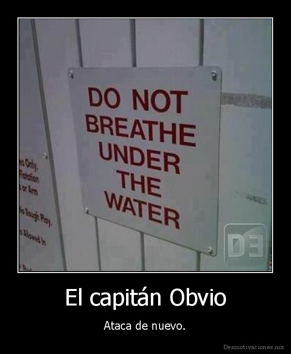 El capitán Obvio