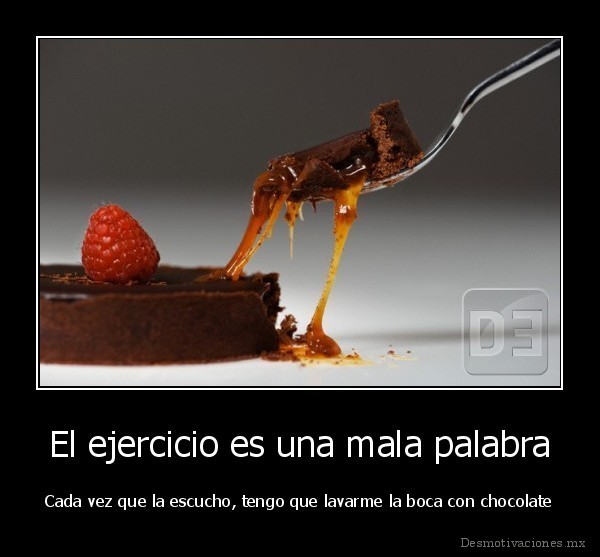 El ejercicio es una mala palabra