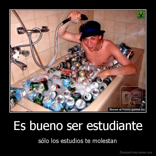 Es bueno ser estudiante