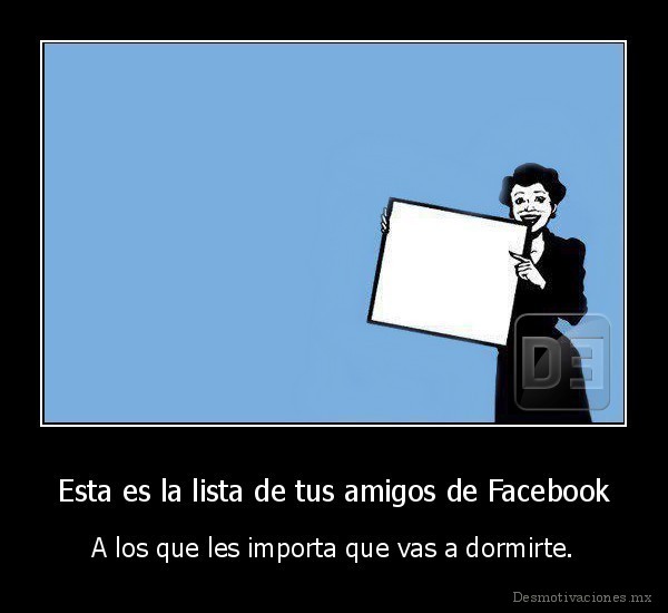 Esta es la lista de tus amigos de Facebook