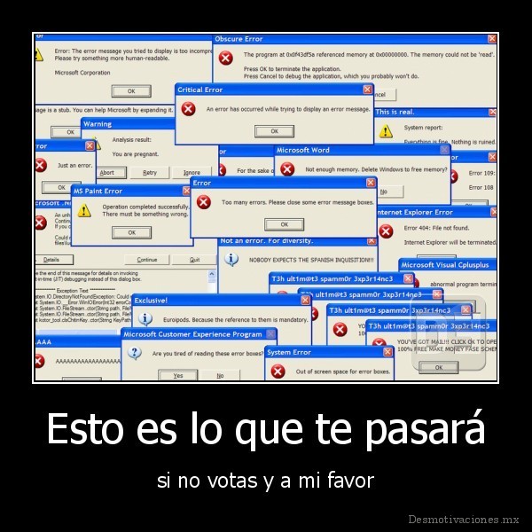 Esto es lo que te pasará