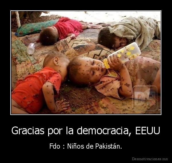 Gracias por la democracia, EEUU
