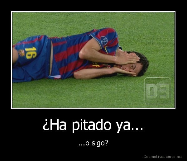 ¿Ha pitado ya...