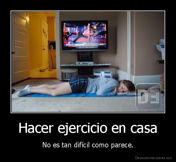 Hacer ejercicio en casa