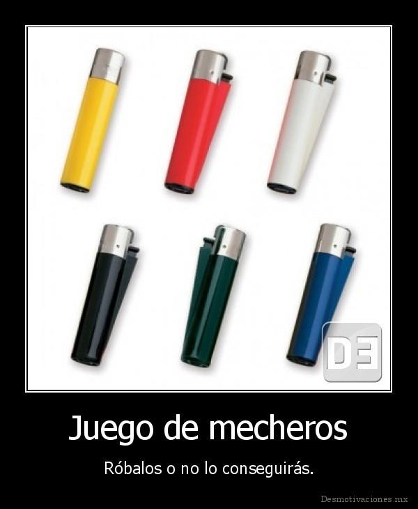 Juego de mecheros