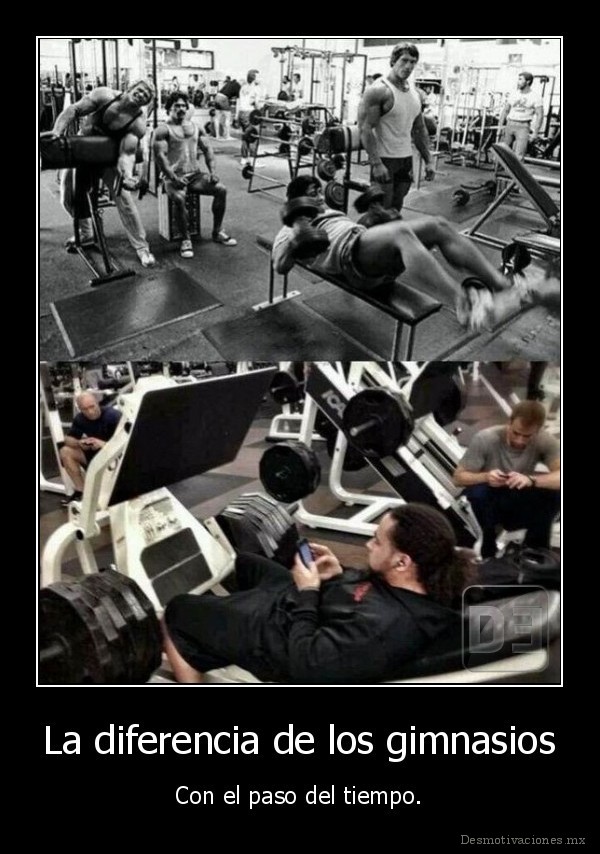 La diferencia de los gimnasios