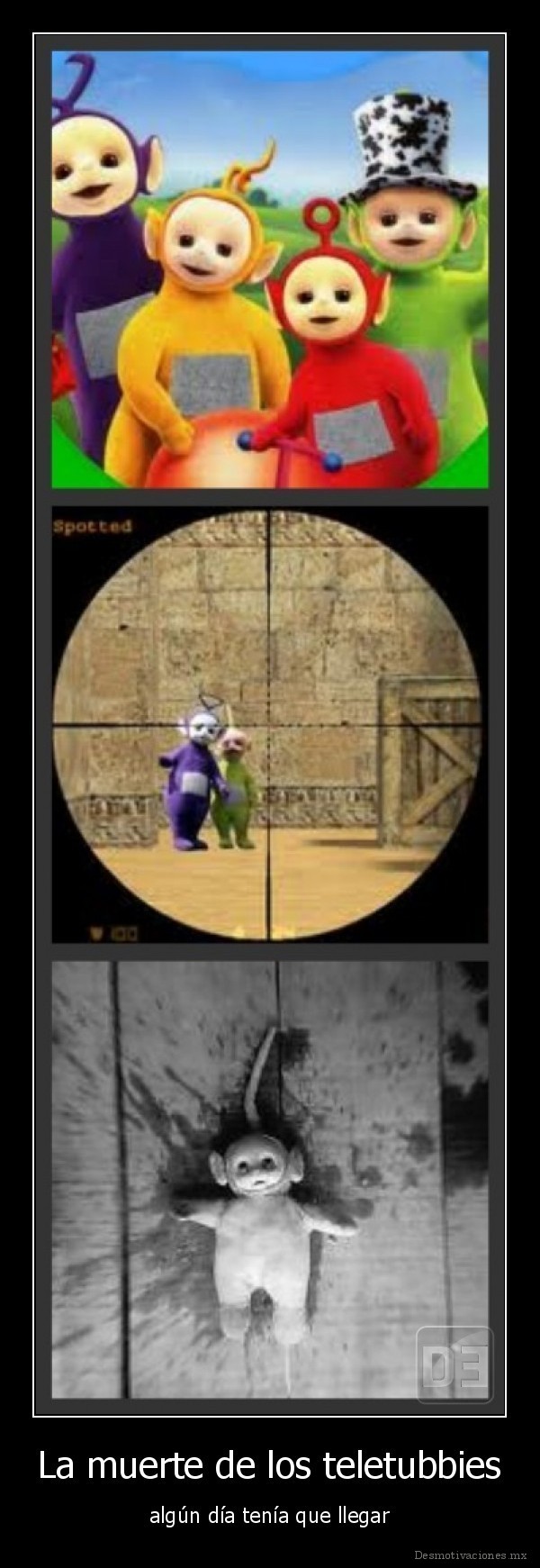La muerte de los teletubbies