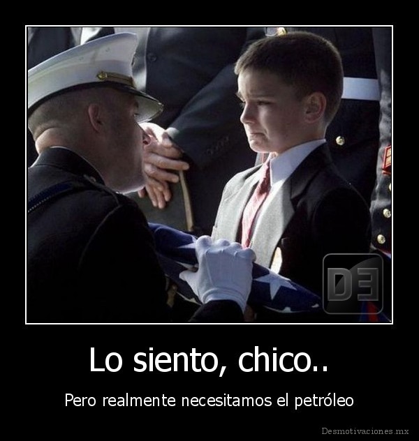 Lo siento, chico..