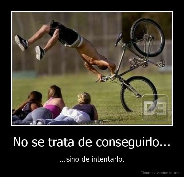 No se trata de conseguirlo...