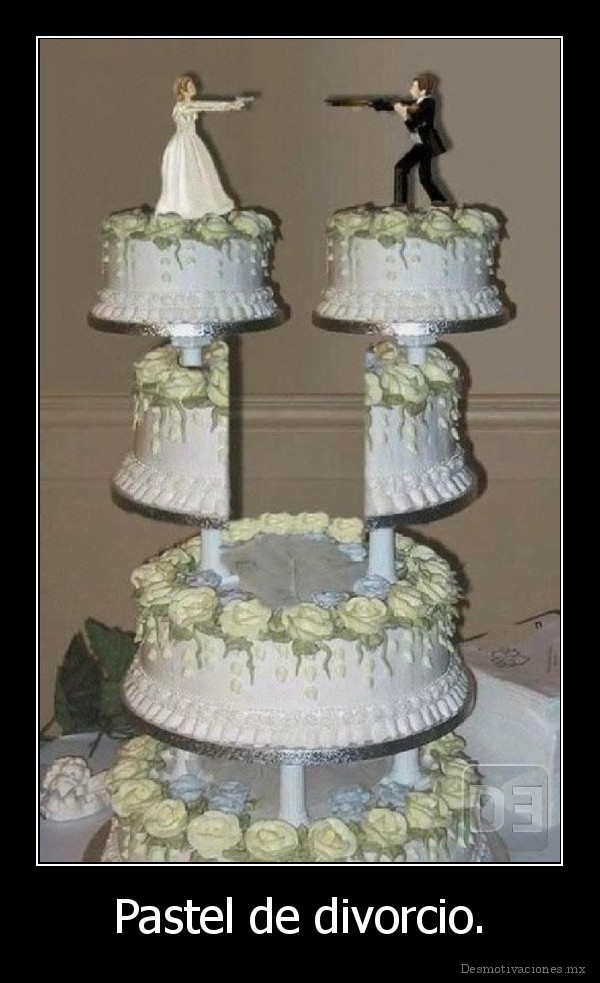 Pastel de divorcio.