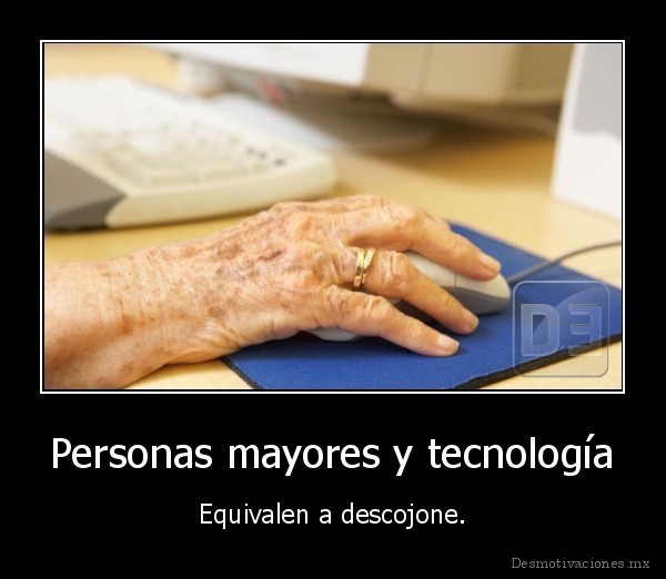 Personas mayores y tecnología