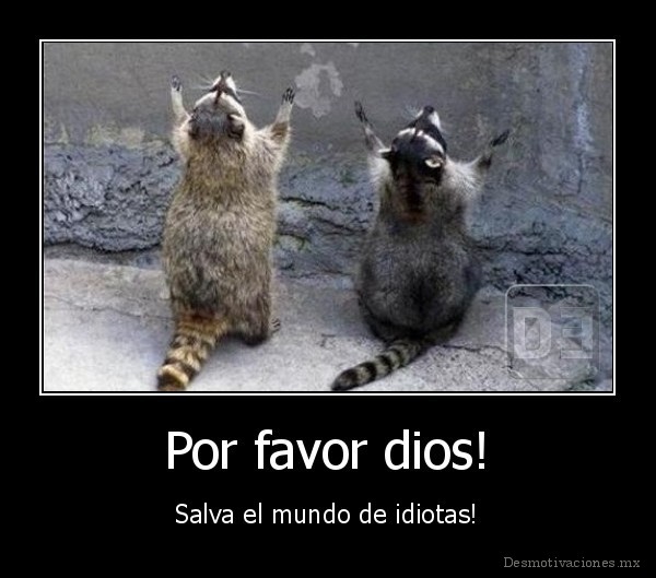 Por favor dios!