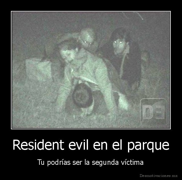 Resident evil en el parque