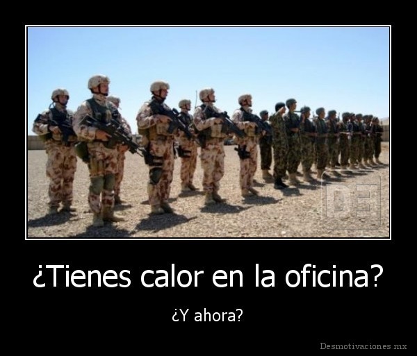 ¿Tienes calor en la oficina?