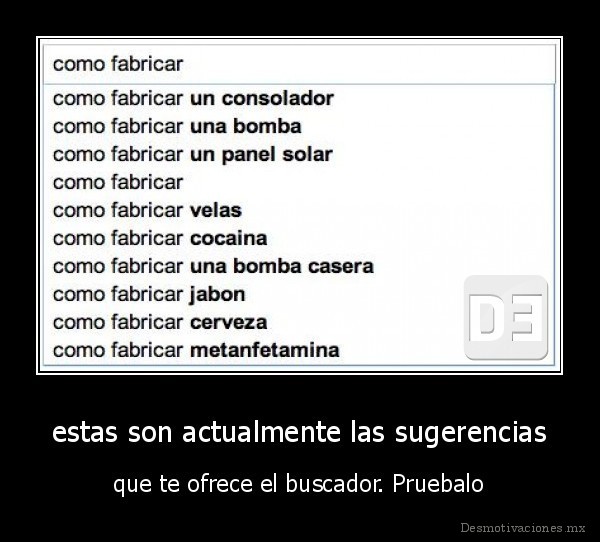 estas son actualmente las sugerencias
