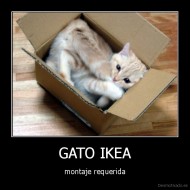 GATO IKEA - montaje requerida