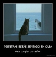 MIENTRAS ESTÁS SENTADO EN CASA - otros cumplen tus sueños