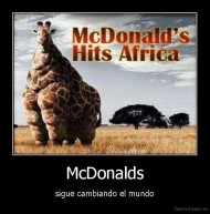 McDonalds - sigue cambiando el mundo