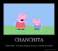 CHANCHITA - cuidate Peppa ...los hinchas de peñarol quieren ir al partido de Liverpool