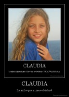 CLAUDIA - La niña que nunca olvidaré