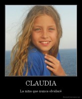 CLAUDIA - La niña que nunca olvidaré