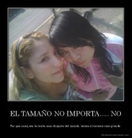 EL TAMAÑO NO IMPORTA..... NO - Por que aunq sea la cosita mas chiquita del mundo, tienes el corazon mas grande 