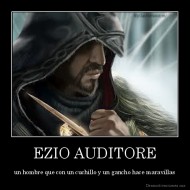EZIO AUDITORE - un hombre que con un cuchillo y un gancho hace maravillas
