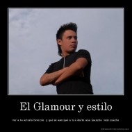 El Glamour y estilo - ver a tu artista favorito  y que se aserque a ti a darte una manilla  vale mucho