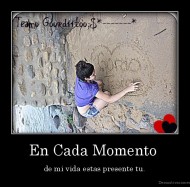 En Cada Momento  - de mi vida estas presente tu.