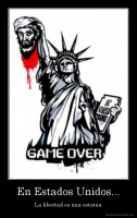 En Estados Unidos... - La libertad es una estatua