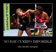 NO HAY CUERPO IMPOSIBLE - sino mente incapaz