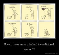 Si esto no es amor y lealtad incondicional, - que es ???