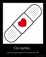 Un curita... - para los que tienen el corazon roto ♥ 