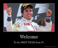Welcome - To the BEST TEAM from F1