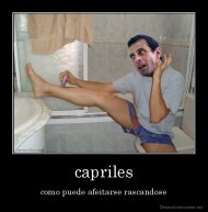 capriles - como puede afeitarse rascandose