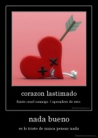 nada bueno - es lo triste de nunca pensar nada