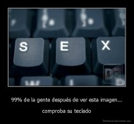 99% de la gente después de ver esta imagen... - comproba su teclado