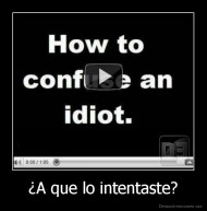 ¿A que lo intentaste? - 