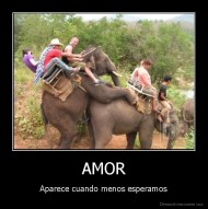 AMOR - Aparece cuando menos esperamos