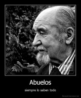 Abuelos - siempre lo saben todo