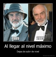 Al llegar al nivel máximo - Dejas de subir de nivel