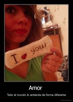 Amor  - Todo el mundo lo entiende de forma diferente
