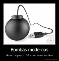 Bombas modernas - ahora con puerto USB en vez de un mechero