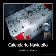Calendario Navideño - Versión estudiante
